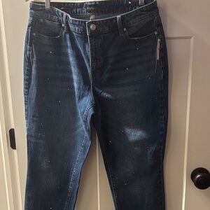 Talbots Dark Blue Straight Leg Jeans